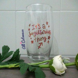 Sagittarius Cooler Glass
